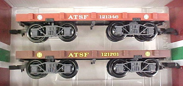 LGB 40000 ATSF Flatcar (Pack of 2) LN/Box