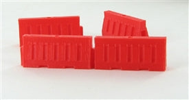 3D to Scale 50-102-R Plastic Safety Barriers water filled style