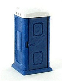 3D to Scale 50-141-BL 1:50 Porta-Potty - blue and white