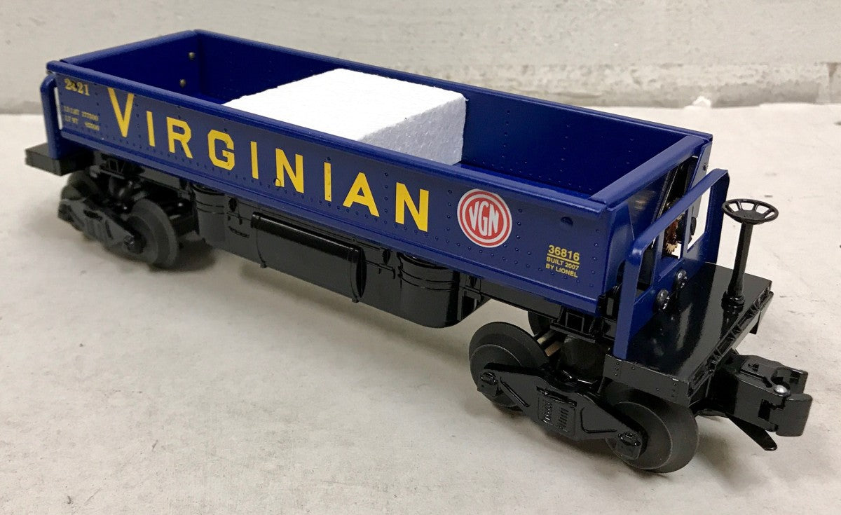 Lionel 6-36816 O Gauge Virginian Metal Coal Dump Car LN/Box