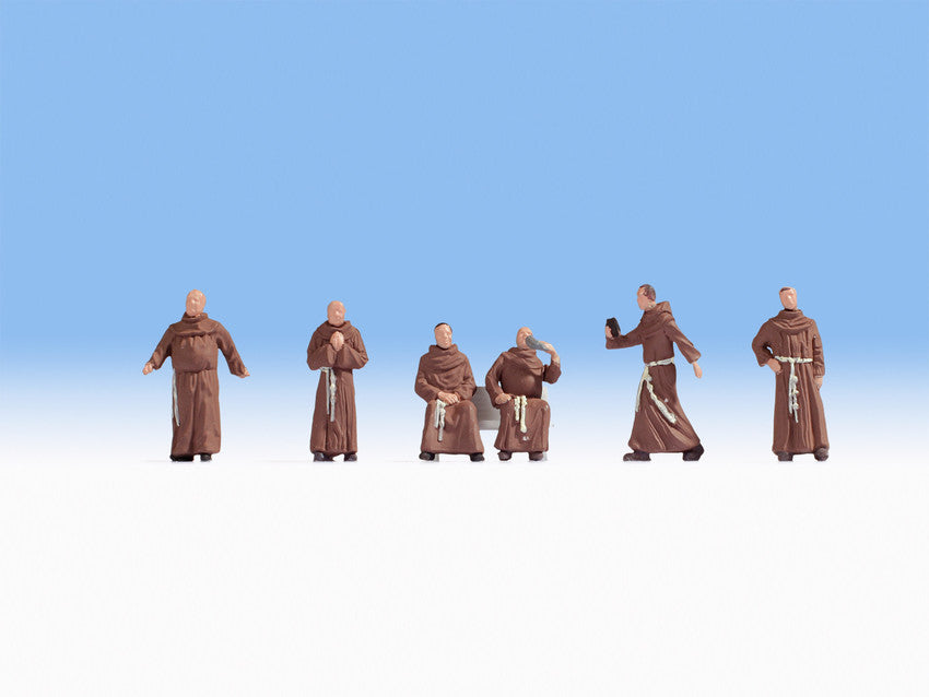 Noch 15401 HO Monks Figures (Set of 6)