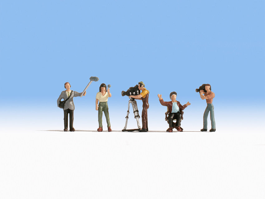 Noch 15573 HO Camera Crew w/AccessoriesFigures (Set of 5)