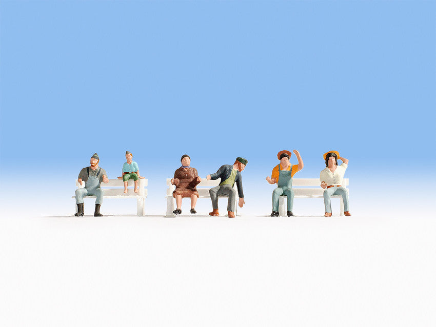 Noch 15628 HO Tractor Drivers Figures (Set of 6)