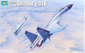 Trumpeter 01662 1:72 Chinese J-11B (Flanker B+) Fighter Military Plane Kit