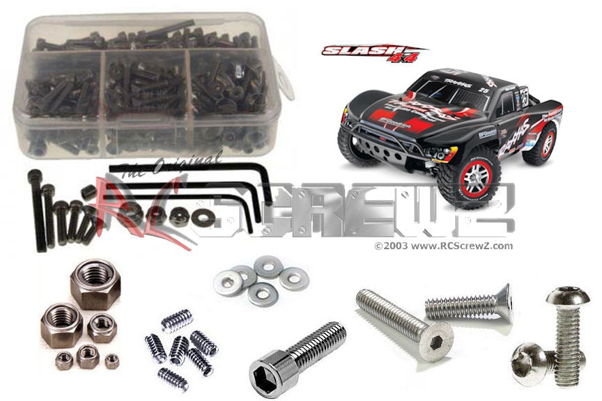 RC Screwz TRA039 Traxxas Slash 4x4 Stainless Steel Screw Kit