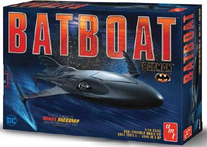 AMT 1025 1:25 Batman Batboat Car Plastic Model Kit