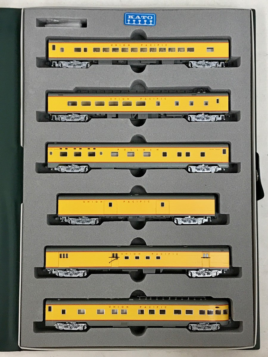 Kato 106-014 N Scale Union Pacific Smooth Side Passenger Cars (Set of 6) LN/Box