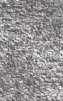 Plastruct 91875 1:12 7-1/2" x 10" Gray Random Stone Paper Sheet (Pack of 2)