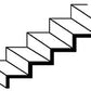 Plastruct 90953 O Scale 7" x 1/2" x .100" Stair Step-8 One Piece