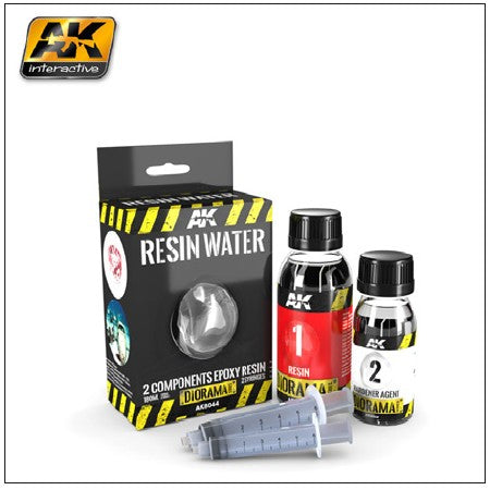 AK Interactive 8044 Diorama Series: Resin Water 2-Part Components Epoxy