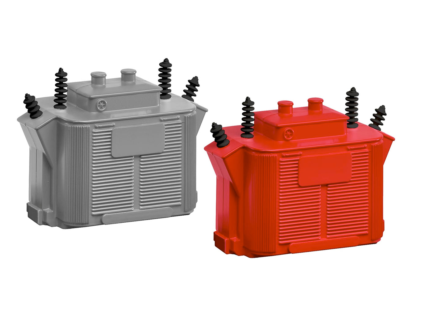 Lionel 6-83215 O Gray & Red Transformers (Pack of 2)