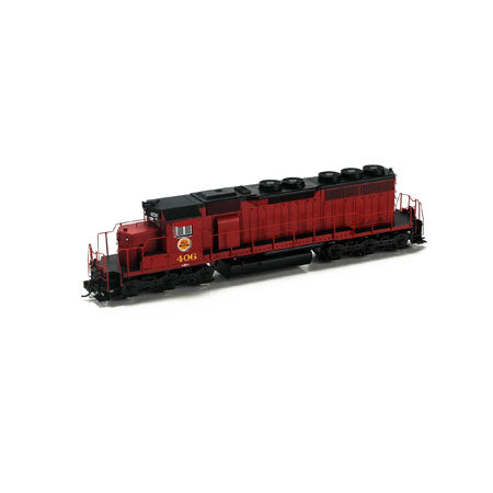 Athearn 98854 HO Chicago Great Western SD40 Diesel Locomotive w/DCC & Sound #406