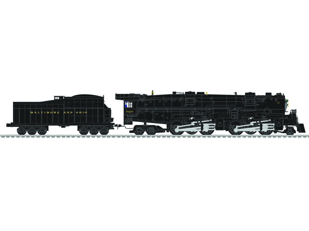 Lionel 6-82245 O Baltimore & Ohio LionMaster Class A Steam Locomotive #7620