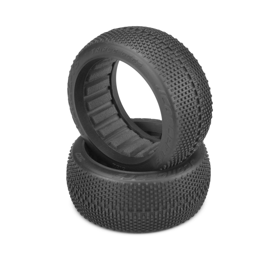 Jconcepts Inc. 3132-02 1/8 Buggy Triple Dees Tire, Green Compound