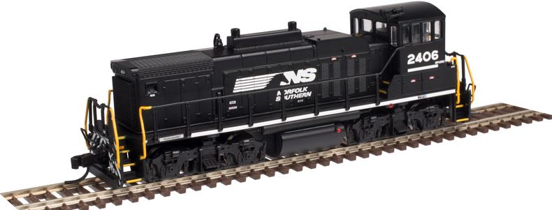 Atlas 40002546 N NS EMD MP15DC Tapered Air Filter Box Diesel Loco with DCC #2406