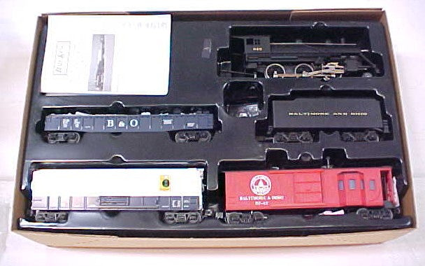 MTH 30-4020-1 Baltimore & Ohio 2-6-0 O Gauge Steam Freight Train Set w/PS1 NIB