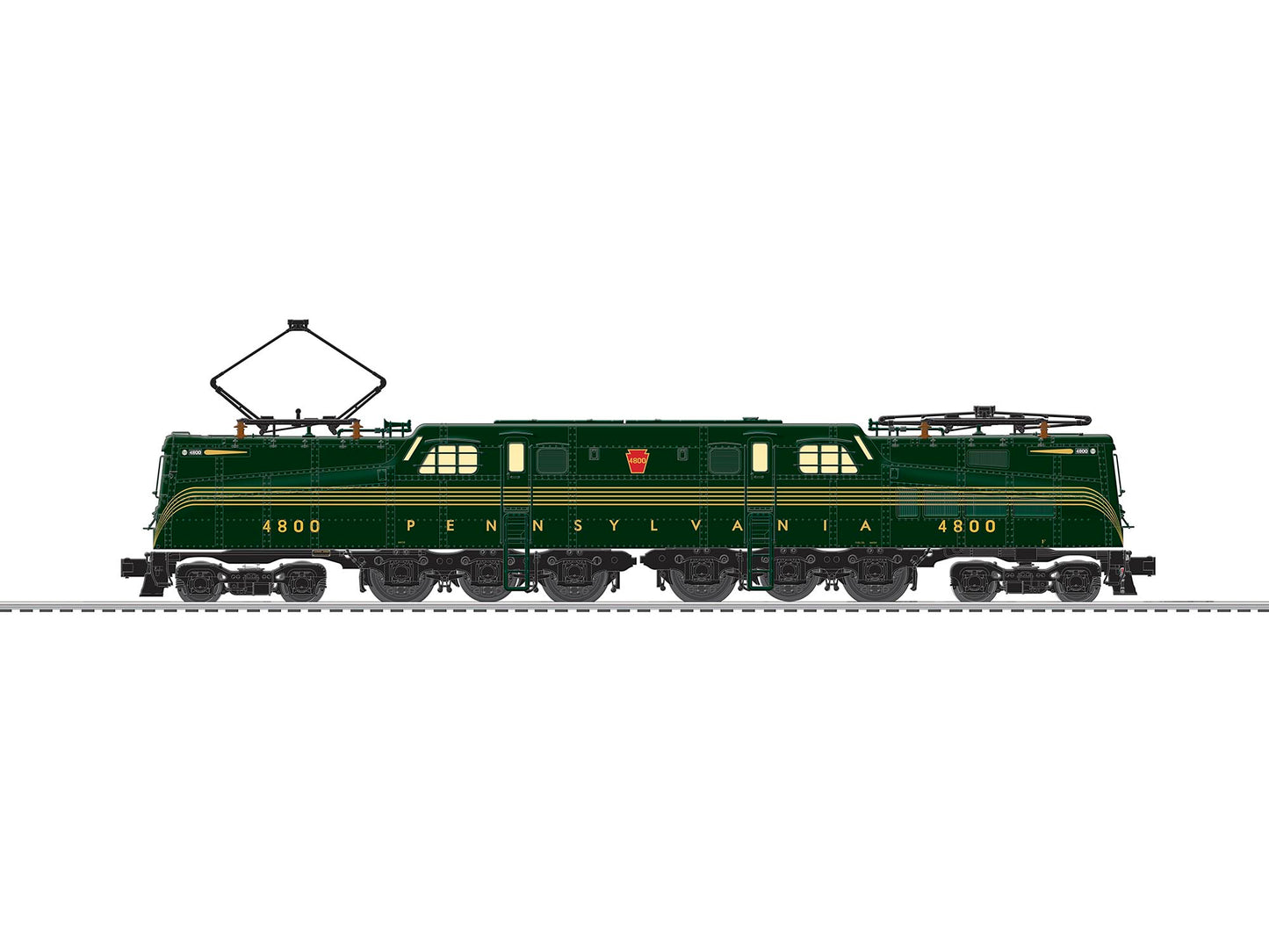 Lionel 6-83166 Pennsylvania BTO Vision Riveted GG-1 Electric Locomotive #4800