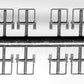 Grandt Line 5130 HO Scale Black Plastic Stirrup Steps for Box, Flat, Stock Side
