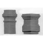 Grandt Line 3509 O D&RGW Brick Station Chimneys (Set of 2)