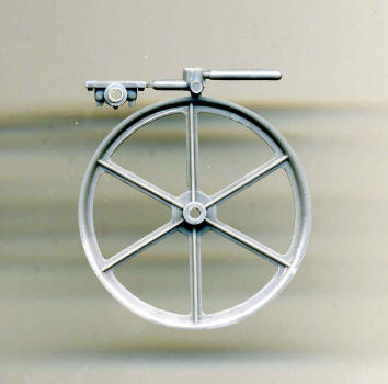 Grandt Line 3511 O-1/4" - 60" Diameter Head-Frame Sheave with Bearing (Set of 2)