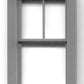 Grandt Line 3765 O 28? x 48? Double-Hung-2/1 Light Windows (Pack of 4)