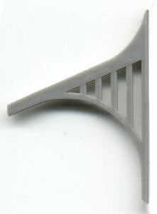Grandt Line 4033 S 1-1/8" x 1- 9/16" RGS Style Eave Trim - Ophir (Pack of 4)