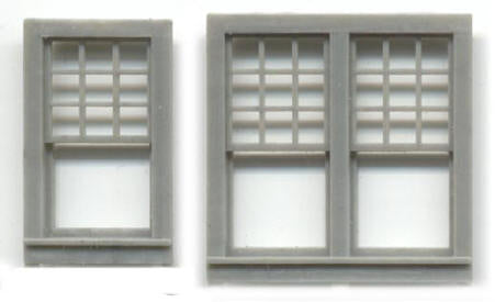 Grandt Line 4041 S Rio Grande Southern-Style Windows (Set of 2)