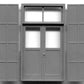Grandt Line 4050 S 5’5? x 9’7? Double Doors with Iron Shutters (Pack of 2)
