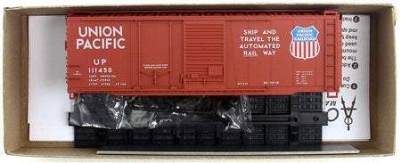 Accurail 3818 HO Union Pacific 40' Combo Door Box Car # 111450 Kit