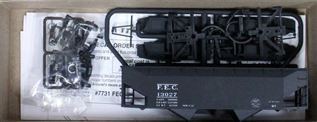 Accurail 7731 HO Florida East Coat Offset Twin Hopper Kit #13027