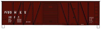 Accurail 4513 HO Fort Dodge Des Moines & Southern 40' Single Sheath Wood Boxcar