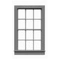 Tichy 2006 O 38 x 66" 96.5 x 168 cm 6/6 Scale Double Hung Windows (Pack of 6)