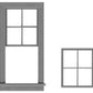 Tichy 2022 O Double Hung Window 4/4 29"W x 66"H w/Separate Lower Sash(Pack of 6)
