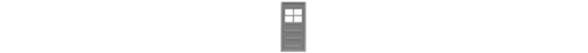 Tichy 2505 N 4 Lite/3Panel Masonry Doors 36