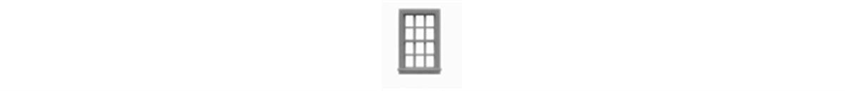 Tichy 2508 N 6/6 34" x 60" Double Hung Windows (Pack of 12)