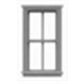 Tichy 2509 N Double Hung Window 2/2 30" x 62" (Pack of 12)