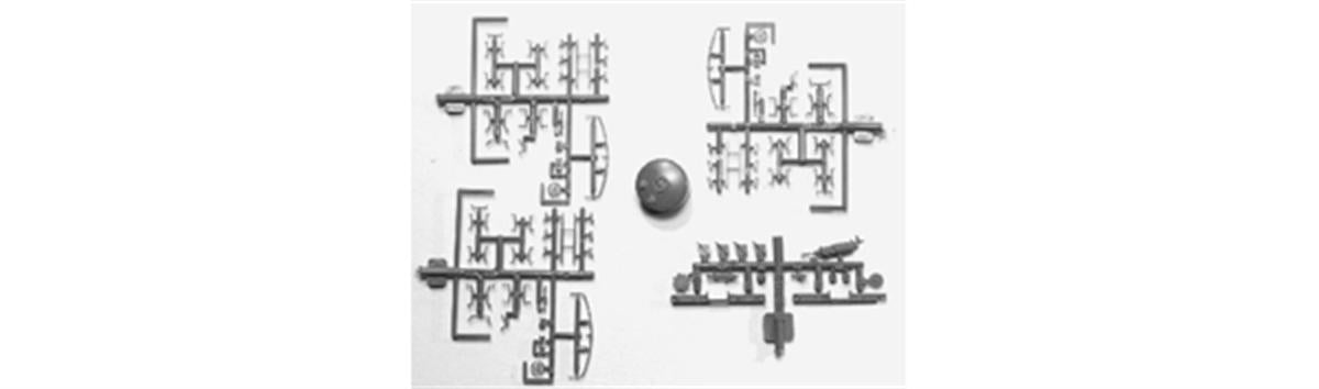 Tichy 3007 HO Scale Tank Car Domes/Grabirons/Placards & Brake Detail Set