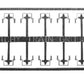 Tichy 3040 HO Short Straight Bottom Mount Freight Car Stirrups (10)