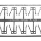 Tichy 3042 HO Angled Offset Bottom Mount Freight Car Stirrups (Pack of 10)