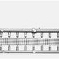Tichy 3077 HO Scale 40' Steel Roofwalk Kit (Pack of 3)