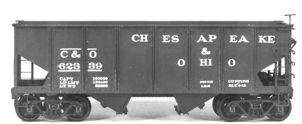 Tichy 4027 HO Scale Undecorated 36' USRA 2-Bay Open Steel Hopper Kit