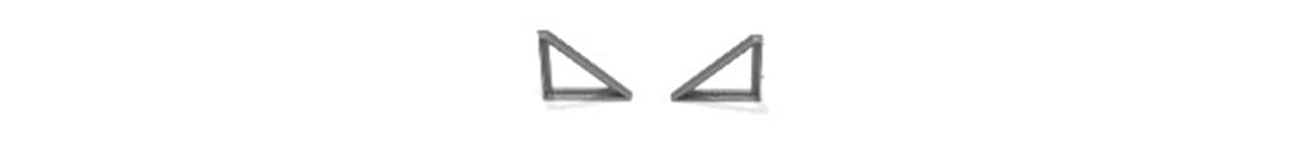 Tichy 8011 HO Scale Angle Iron Triangles Brackets (Pack of 16)