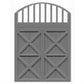 Tichy 8022 HO Freight Door w/Curved Transom (Pack of 2)