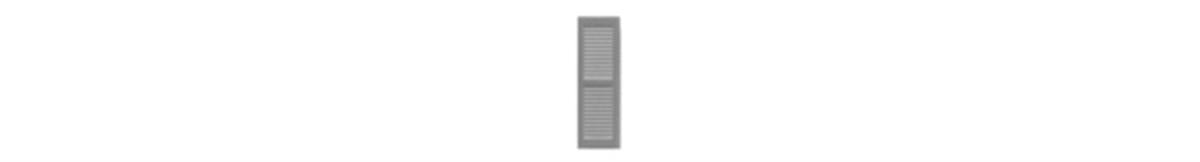 Tichy 8039 HO 18" x 56" Louvered Shutters (Pack of 24)