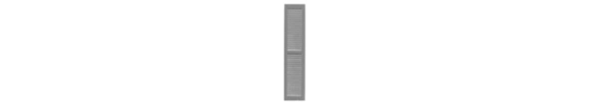 Tichy 8041 HO 18" x 87" Louvered Shutters (Pack of 24)