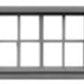 Tichy 8042 HO 52" x 33" Horizontal Slider Windows (Pack of 12)