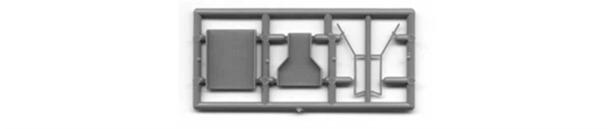 Tichy 8059 HO Retail Coal Dealer Truck/Wagon Loading Chute (Pack of 3)