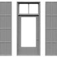 Tichy 8112 HO 50" x 115" Door With Iron Shutters (Pack of 3)