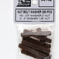 Tichy 8142 HO 1" Bolt, 2" Nut, 3-1/2" Washer Castings (Pack of 200)