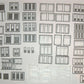 Tichy 8220 HO Styrene Door Assortment (76)